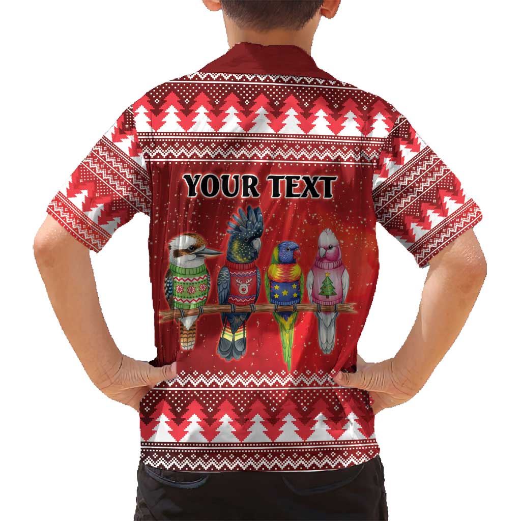 Australian Native Bird Family Matching Off Shoulder Maxi Dress and Hawaiian Shirt Kookaburra Black Cockatoo Rainbow Lorikeet Galah - Aussie Hoodie