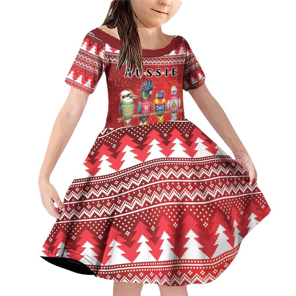 Australian Native Bird Family Matching Off Shoulder Short Dress and Hawaiian Shirt Kookaburra Black Cockatoo Rainbow Lorikeet Galah - Aussie Hoodie