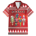 Australian Native Bird Family Matching Off Shoulder Short Dress and Hawaiian Shirt Kookaburra Black Cockatoo Rainbow Lorikeet Galah - Aussie Hoodie