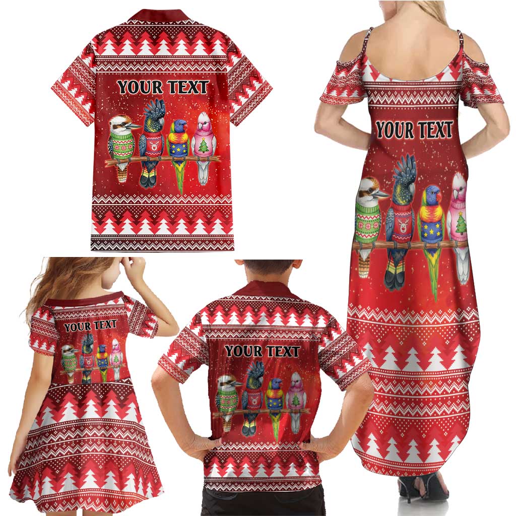 Australian Native Bird Family Matching Summer Maxi Dress and Hawaiian Shirt Kookaburra Black Cockatoo Rainbow Lorikeet Galah - Aussie Hoodie