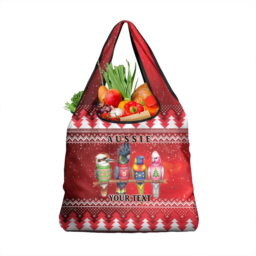 Australian Native Bird Grocery Bag Kookaburra Black Cockatoo Rainbow Lorikeet Galah - Aussie Hoodie