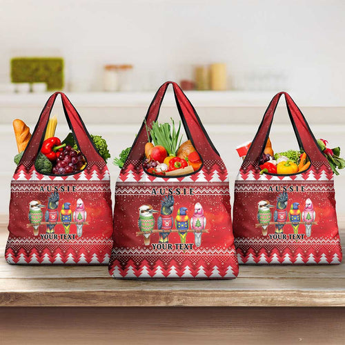Australian Native Bird Grocery Bag Kookaburra Black Cockatoo Rainbow Lorikeet Galah - Aussie Hoodie