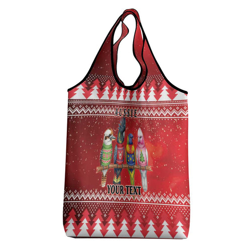 Australian Native Bird Grocery Bag Kookaburra Black Cockatoo Rainbow Lorikeet Galah - Aussie Hoodie