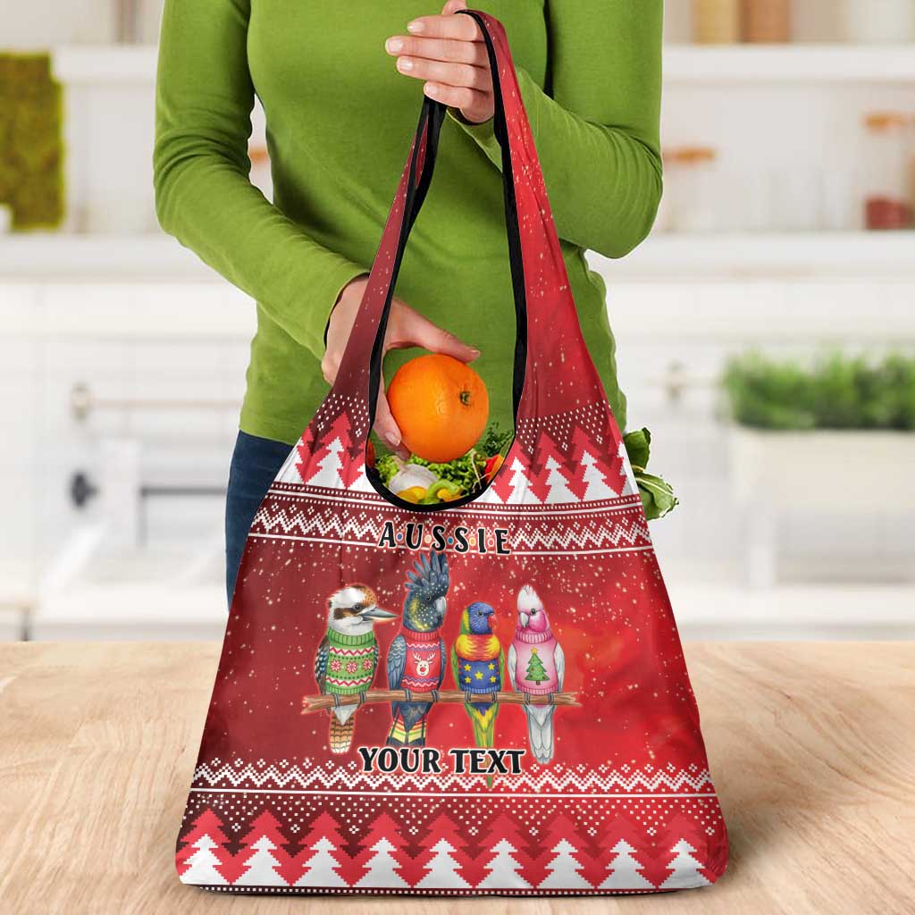 Australian Native Bird Grocery Bag Kookaburra Black Cockatoo Rainbow Lorikeet Galah - Aussie Hoodie