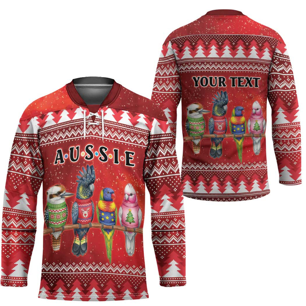 Australian Native Bird Hockey Jersey Kookaburra Black Cockatoo Rainbow Lorikeet Galah - Aussie Hoodie