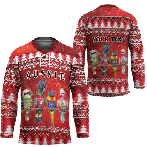 Australian Native Bird Hockey Jersey Kookaburra Black Cockatoo Rainbow Lorikeet Galah - Aussie Hoodie