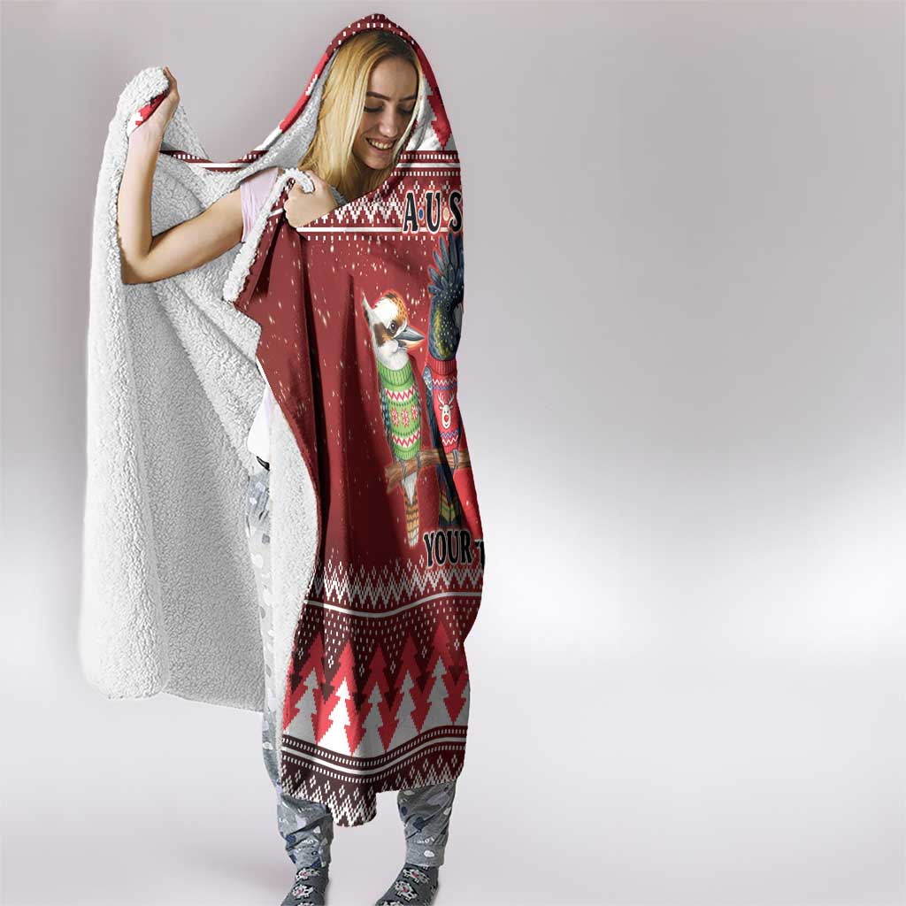 Australian Native Bird Hooded Blanket Kookaburra Black Cockatoo Rainbow Lorikeet Galah - Aussie Hoodie