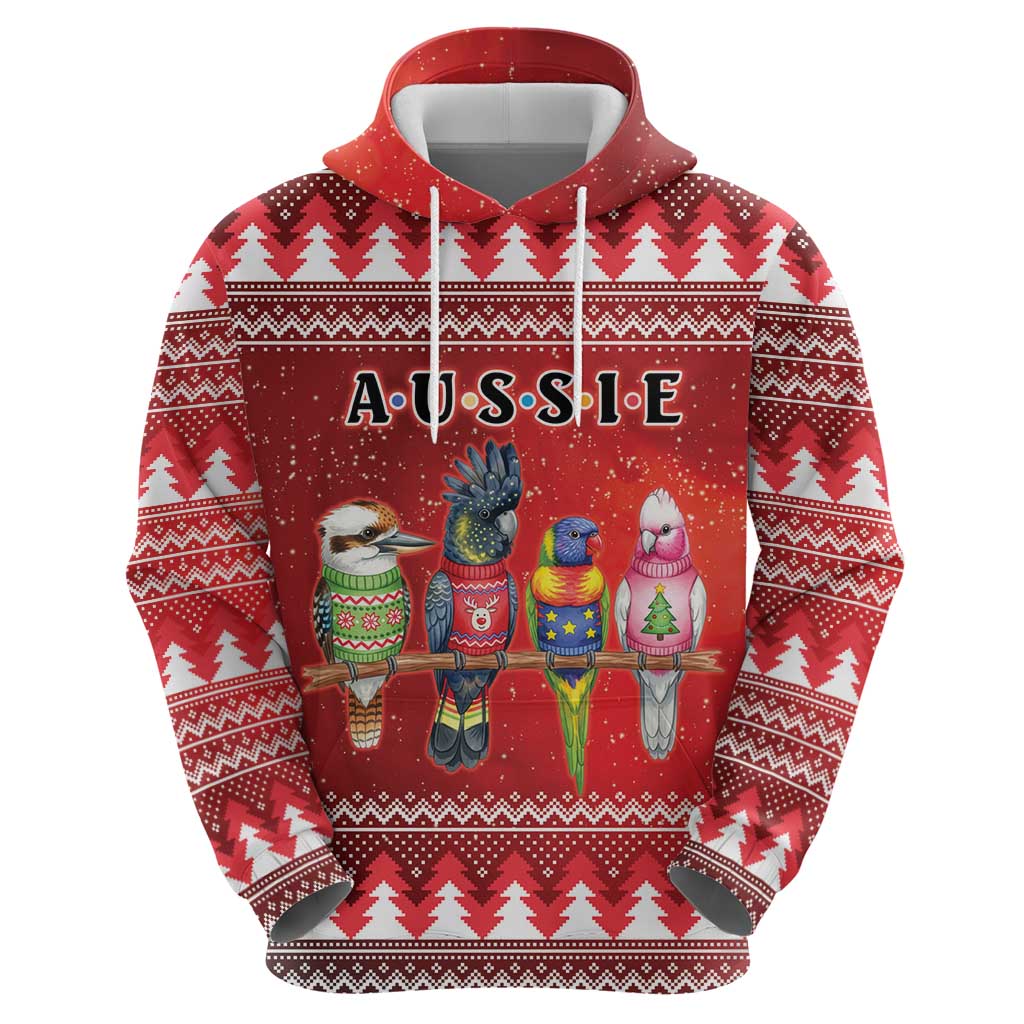 Australian Native Bird Hoodie Kookaburra Black Cockatoo Rainbow Lorikeet Galah - Aussie Hoodie