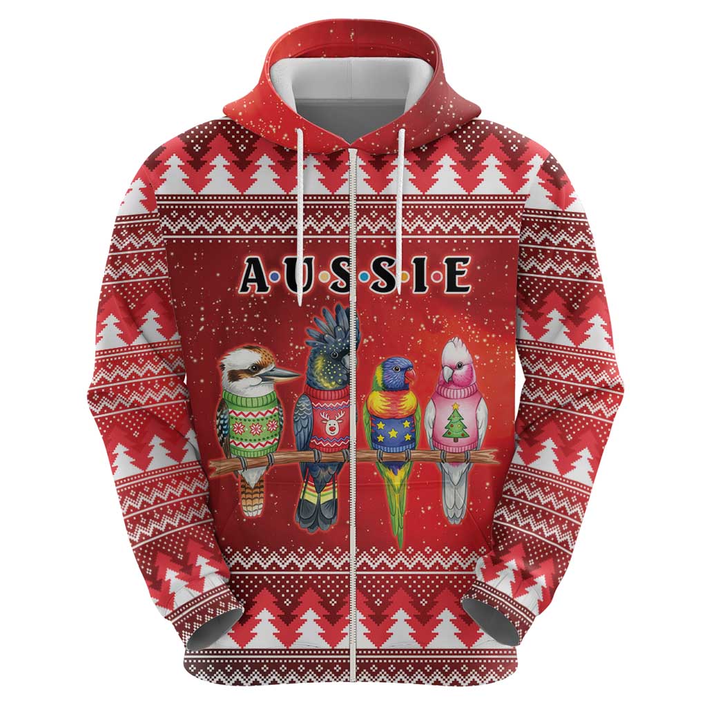 Australian Native Bird Hoodie Kookaburra Black Cockatoo Rainbow Lorikeet Galah - Aussie Hoodie