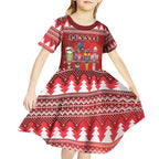 Australian Native Bird Kid Short Sleeve Dress Kookaburra Black Cockatoo Rainbow Lorikeet Galah - Aussie Hoodie