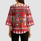 Australian Native Bird Kimono Sleeve Blouse Kookaburra Black Cockatoo Rainbow Lorikeet Galah - Aussie Hoodie