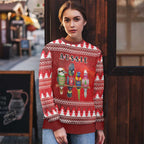 Australian Native Bird Ugly Christmas Sweater Kookaburra Black Cockatoo Rainbow Lorikeet Galah - Aussie Hoodie