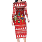 Australian Native Bird Long Sleeve Bodycon Dress Kookaburra Black Cockatoo Rainbow Lorikeet Galah - Aussie Hoodie