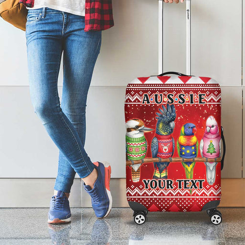 Australian Native Bird Luggage Cover Kookaburra Black Cockatoo Rainbow Lorikeet Galah - Aussie Hoodie