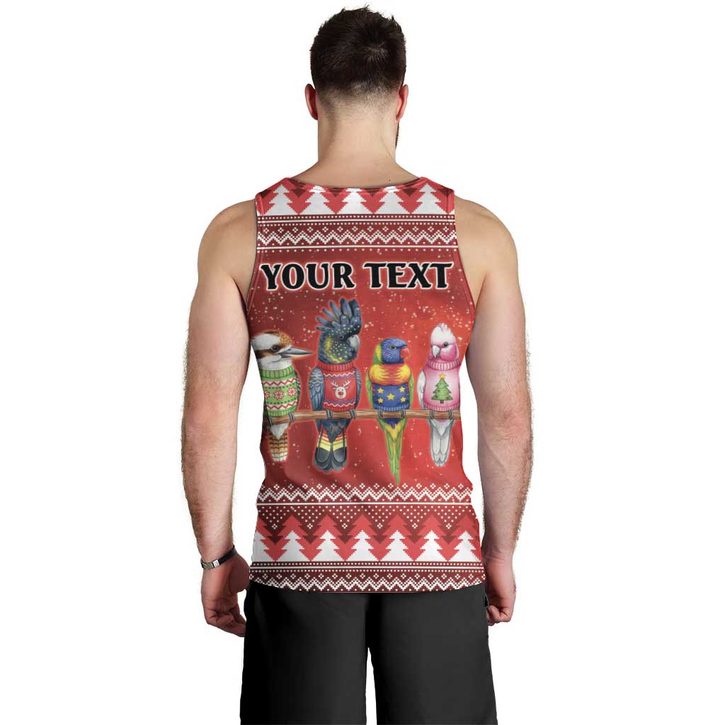 Australian Native Bird Men Tank Top Kookaburra Black Cockatoo Rainbow Lorikeet Galah - Aussie Hoodie