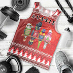Australian Native Bird Men Tank Top Kookaburra Black Cockatoo Rainbow Lorikeet Galah - Aussie Hoodie