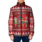 Australian Native Bird Padded Jacket Kookaburra Black Cockatoo Rainbow Lorikeet Galah - Aussie Hoodie
