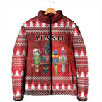 Australian Native Bird Padded Jacket Kookaburra Black Cockatoo Rainbow Lorikeet Galah - Aussie Hoodie