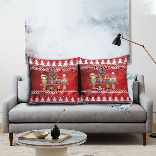 Australian Native Bird Pillow Cover Kookaburra Black Cockatoo Rainbow Lorikeet Galah - Aussie Hoodie