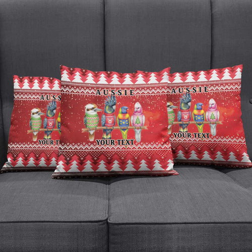 Australian Native Bird Pillow Cover Kookaburra Black Cockatoo Rainbow Lorikeet Galah - Aussie Hoodie