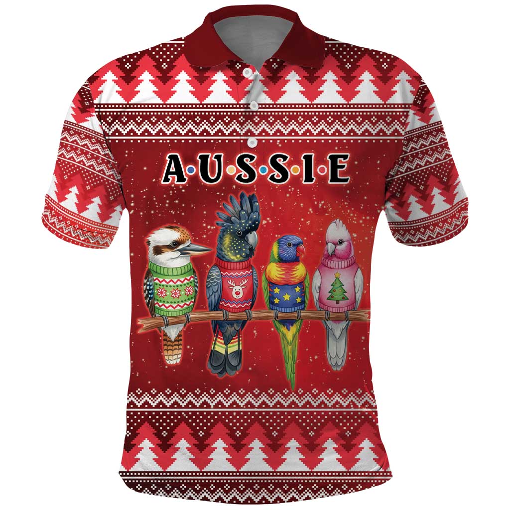 Australian Native Bird Polo Shirt Kookaburra Black Cockatoo Rainbow Lorikeet Galah - Aussie Hoodie