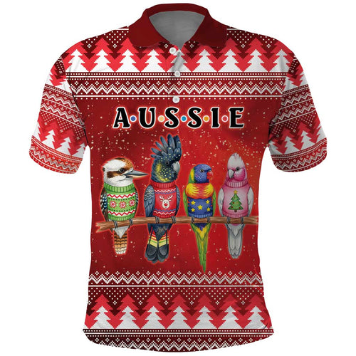 Australian Native Bird Polo Shirt Kookaburra Black Cockatoo Rainbow Lorikeet Galah - Aussie Hoodie