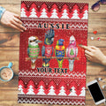 Australian Native Bird Puzzle Kookaburra Black Cockatoo Rainbow Lorikeet Galah - Aussie Hoodie