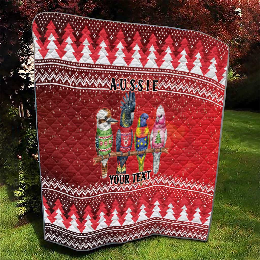 Australian Native Bird Quilt Kookaburra Black Cockatoo Rainbow Lorikeet Galah - Aussie Hoodie