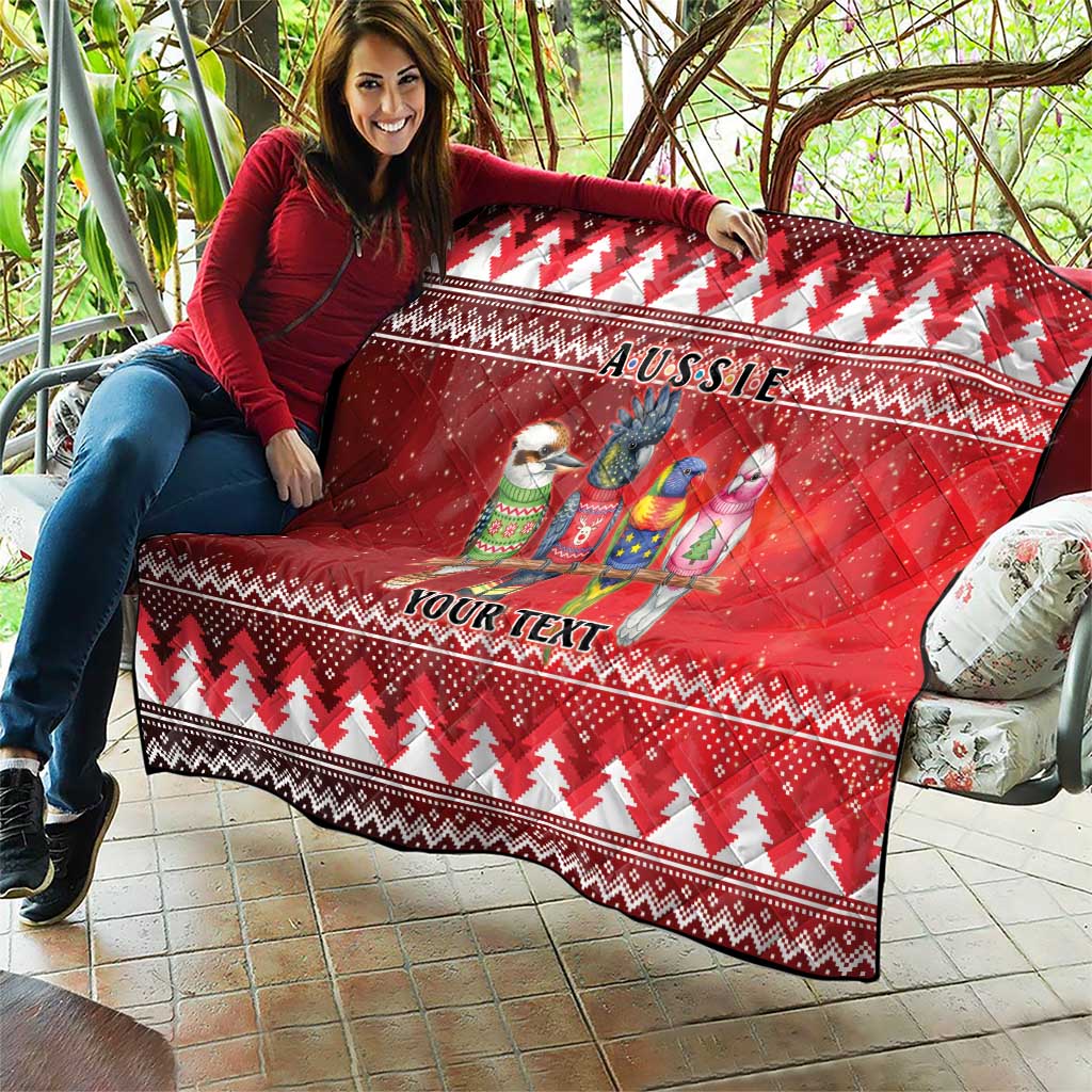 Australian Native Bird Quilt Kookaburra Black Cockatoo Rainbow Lorikeet Galah - Aussie Hoodie