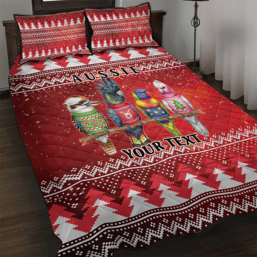 Australian Native Bird Quilt Bed Set Kookaburra Black Cockatoo Rainbow Lorikeet Galah - Aussie Hoodie