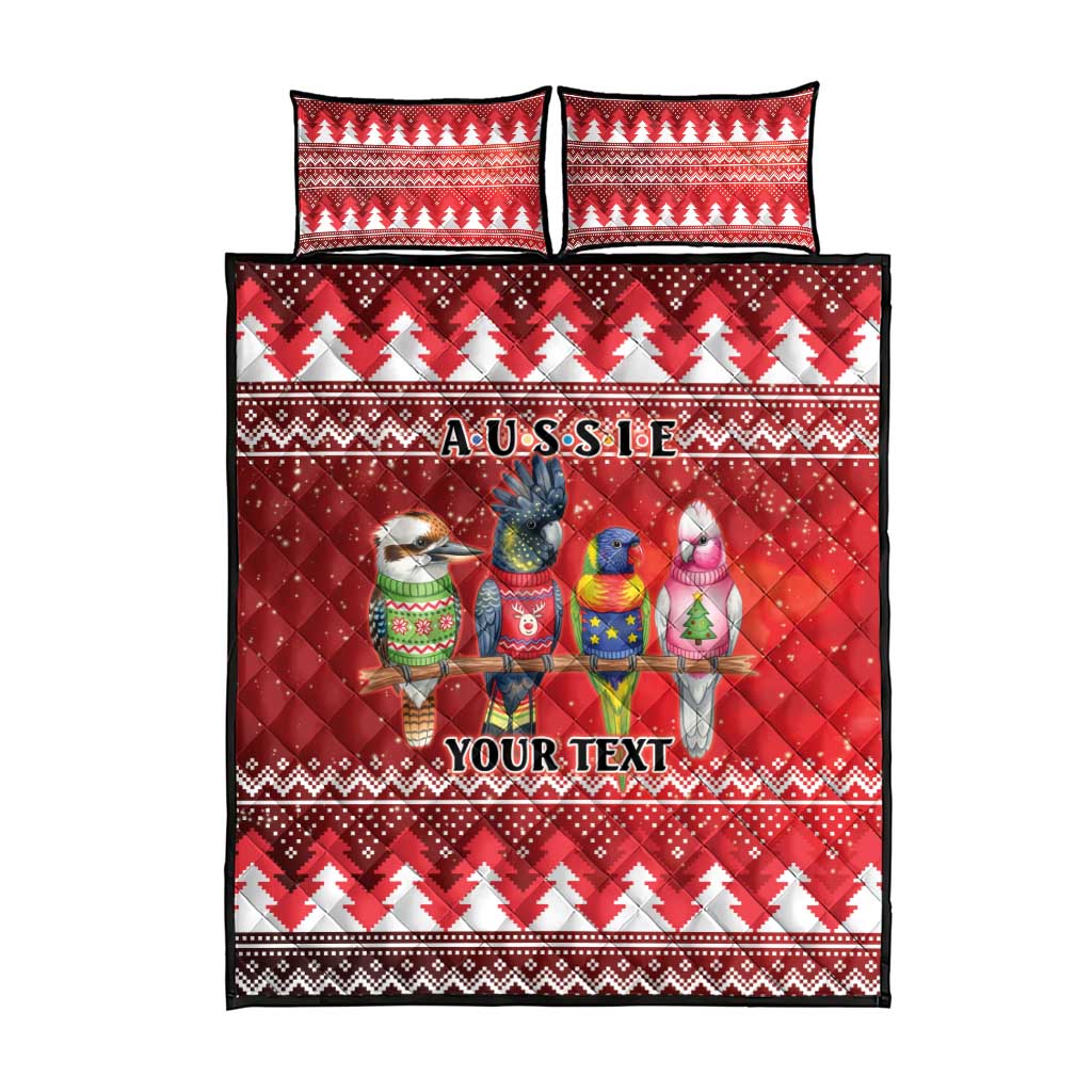 Australian Native Bird Quilt Bed Set Kookaburra Black Cockatoo Rainbow Lorikeet Galah - Aussie Hoodie