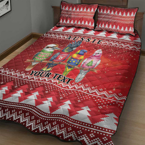 Australian Native Bird Quilt Bed Set Kookaburra Black Cockatoo Rainbow Lorikeet Galah - Aussie Hoodie
