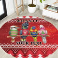 Australian Native Bird Round Carpet Kookaburra Black Cockatoo Rainbow Lorikeet Galah - Aussie Hoodie