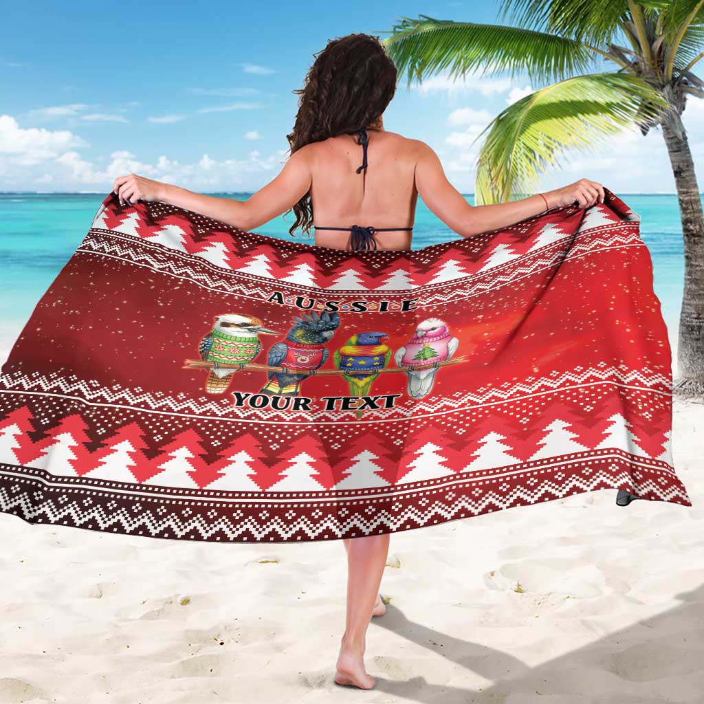 Australian Native Bird Sarong Kookaburra Black Cockatoo Rainbow Lorikeet Galah - Aussie Hoodie
