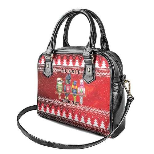 Australian Native Bird Shoulder Handbag Kookaburra Black Cockatoo Rainbow Lorikeet Galah - Aussie Hoodie