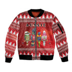 Australian Native Bird Sleeve Zip Bomber Jacket Kookaburra Black Cockatoo Rainbow Lorikeet Galah - Aussie Hoodie