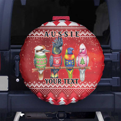 Australian Native Bird Spare Tire Cover Kookaburra Black Cockatoo Rainbow Lorikeet Galah - Aussie Hoodie