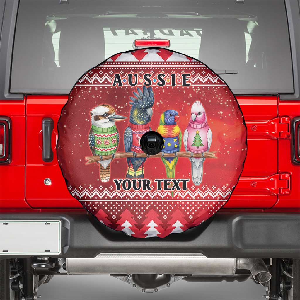 Australian Native Bird Spare Tire Cover Kookaburra Black Cockatoo Rainbow Lorikeet Galah - Aussie Hoodie
