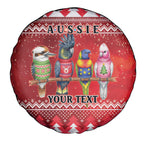 Australian Native Bird Spare Tire Cover Kookaburra Black Cockatoo Rainbow Lorikeet Galah - Aussie Hoodie