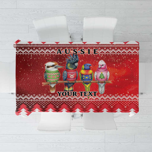 Australian Native Bird Tablecloth Kookaburra Black Cockatoo Rainbow Lorikeet Galah - Aussie Hoodie
