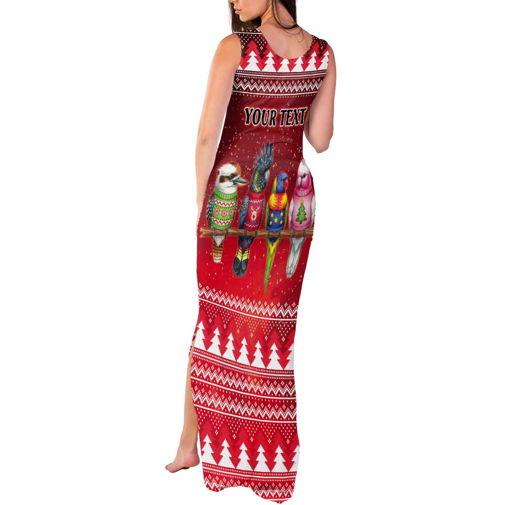 Australian Native Bird Tank Maxi Dress Kookaburra Black Cockatoo Rainbow Lorikeet Galah - Aussie Hoodie