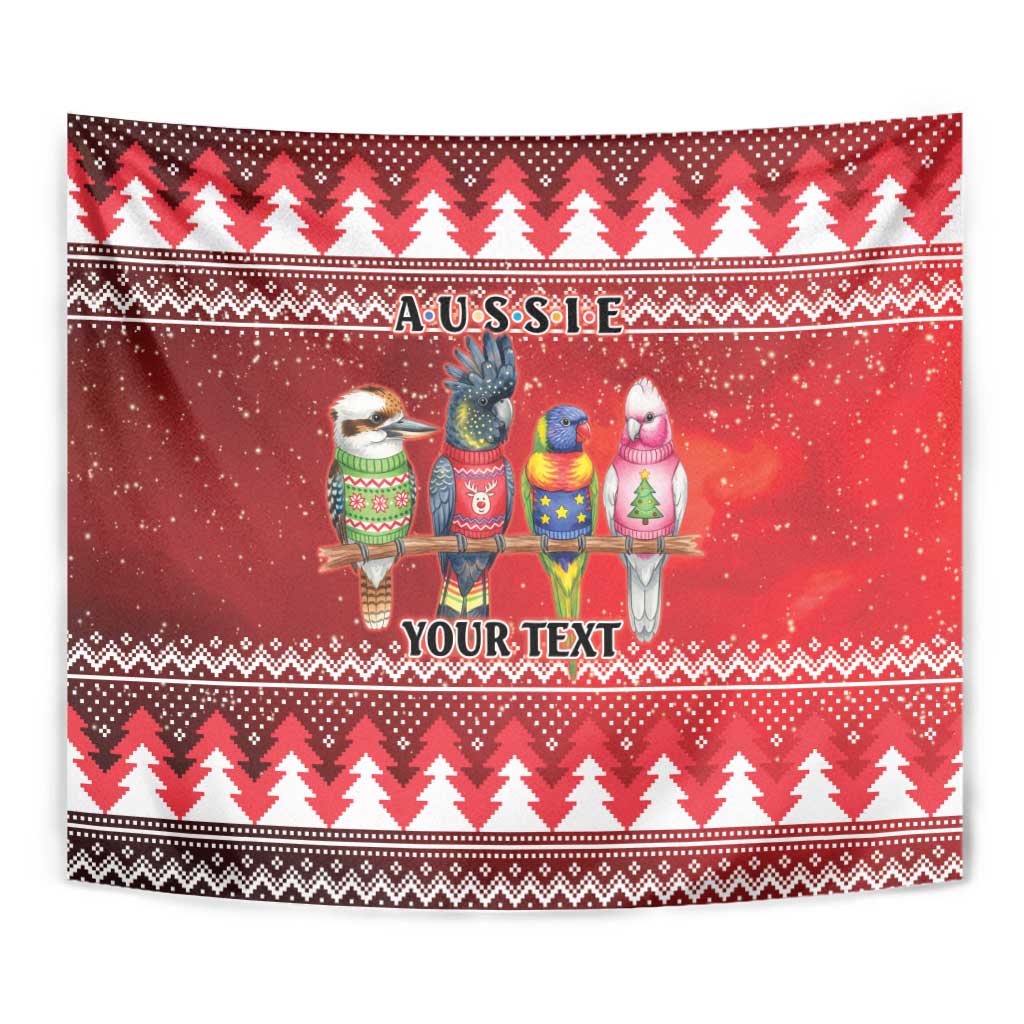 Australian Native Bird Tapestry Kookaburra Black Cockatoo Rainbow Lorikeet Galah - Aussie Hoodie