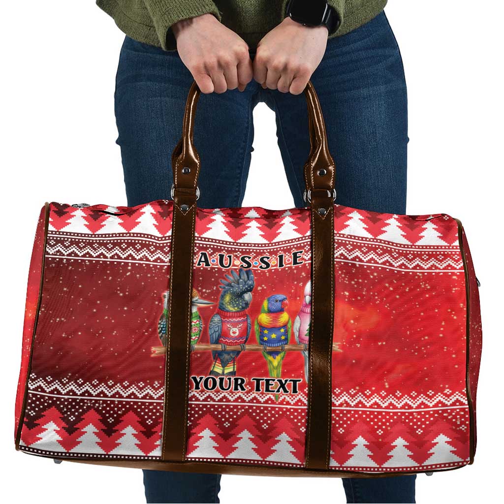 Australian Native Bird Travel Bag Kookaburra Black Cockatoo Rainbow Lorikeet Galah - Aussie Hoodie