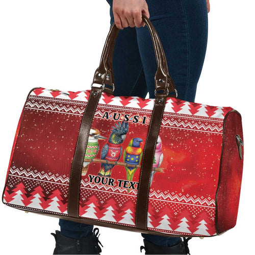 Australian Native Bird Travel Bag Kookaburra Black Cockatoo Rainbow Lorikeet Galah - Aussie Hoodie