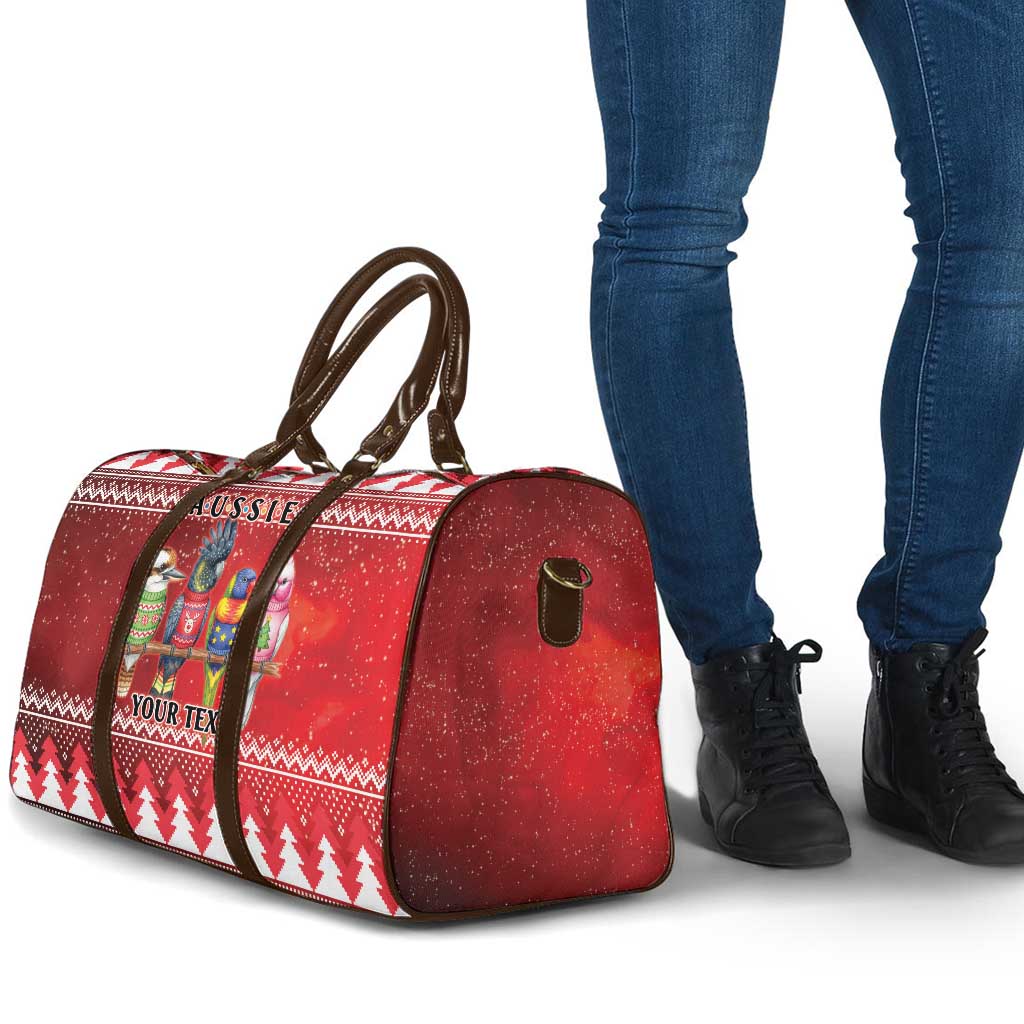 Australian Native Bird Travel Bag Kookaburra Black Cockatoo Rainbow Lorikeet Galah - Aussie Hoodie