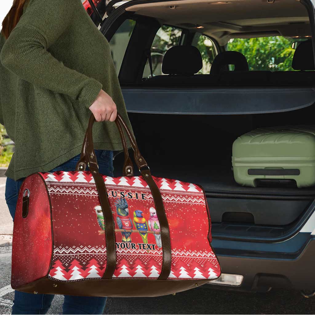Australian Native Bird Travel Bag Kookaburra Black Cockatoo Rainbow Lorikeet Galah - Aussie Hoodie