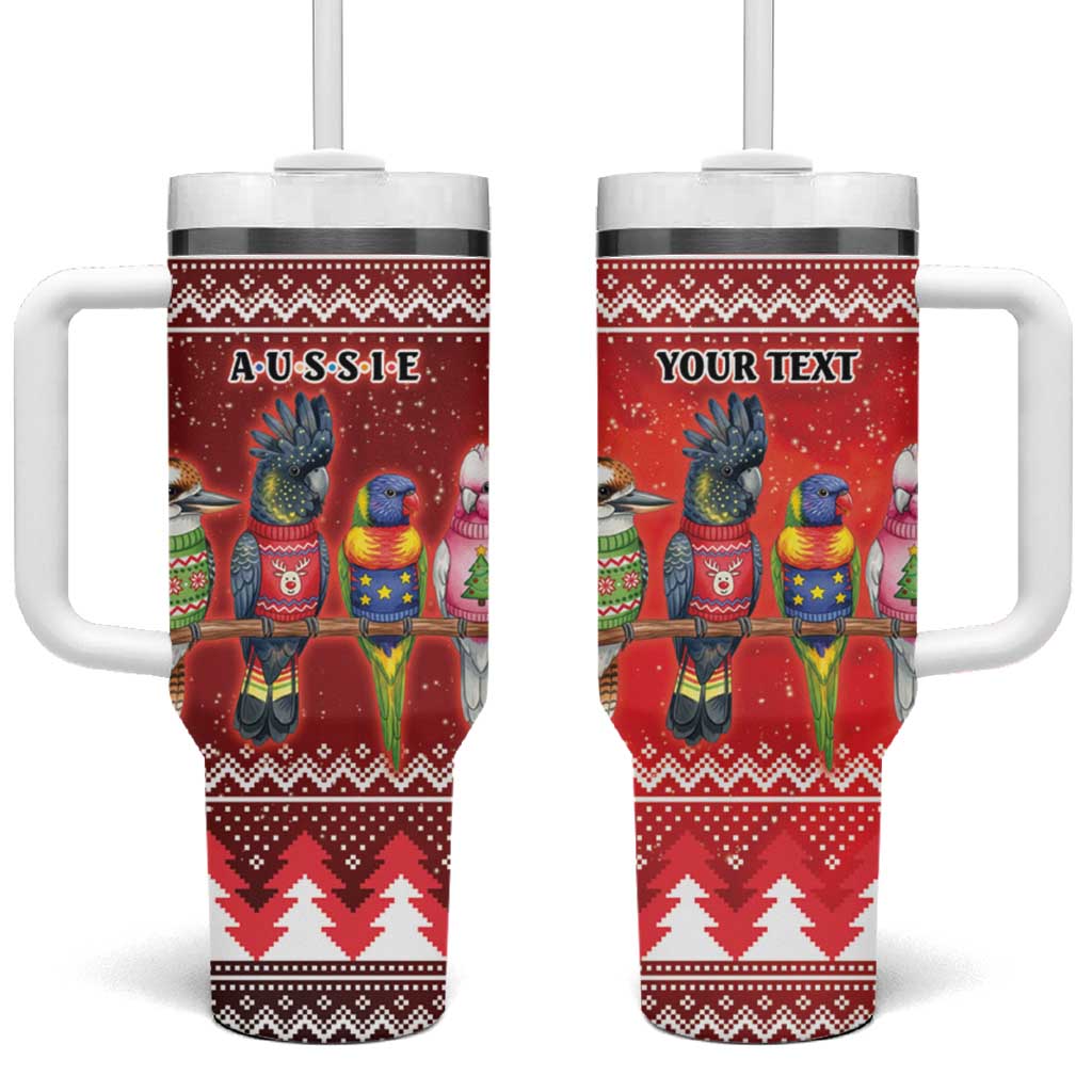 Australian Native Bird Tumbler With Handle Kookaburra Black Cockatoo Rainbow Lorikeet Galah - Aussie Hoodie