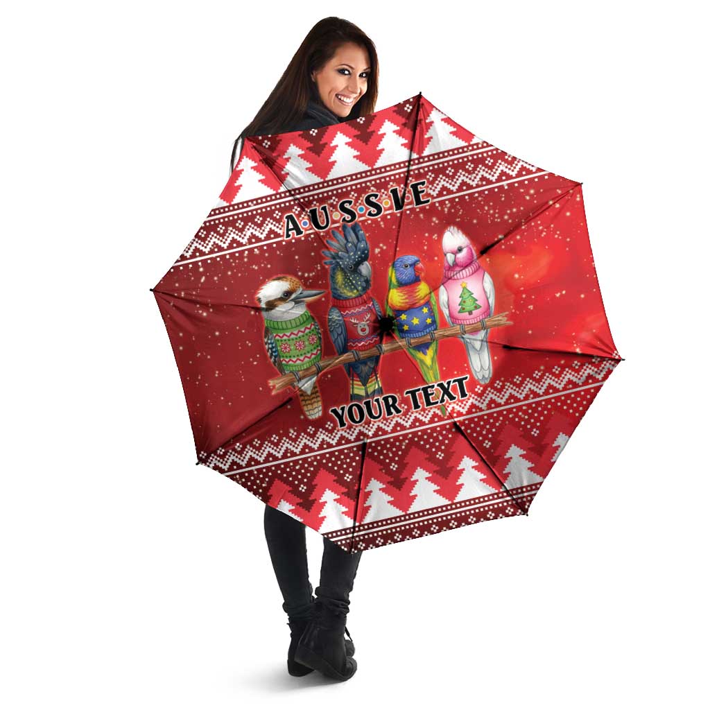 Australian Native Bird Umbrella Kookaburra Black Cockatoo Rainbow Lorikeet Galah - Aussie Hoodie