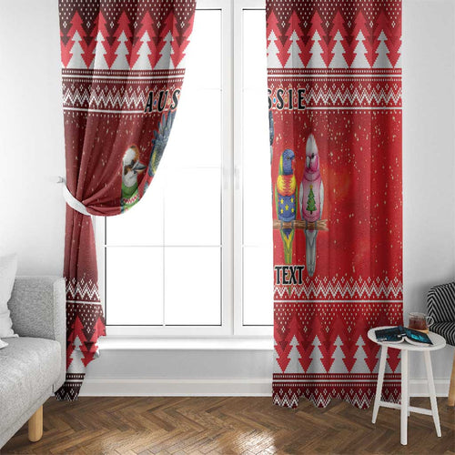 Australian Native Bird Window Curtain Kookaburra Black Cockatoo Rainbow Lorikeet Galah - Aussie Hoodie