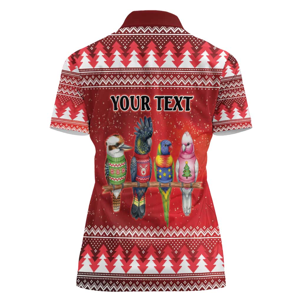 Australian Native Bird Women Polo Shirt Kookaburra Black Cockatoo Rainbow Lorikeet Galah - Aussie Hoodie